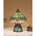 thumbnail image 1 of 10.5"H Tiffany Dragonfly W/Tiffany Mosaic Base Mini Lamp 47609, 1 of 2