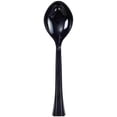 thumbnail image 1 of 10.5 Inch Black Salad Plastic Serving Spoon – Durable Disposable Utensil for Buffet, Salads, Catering, Parties, Events, BBQs & Food Service (15), 1 of 1
