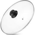 thumbnail image 1 of 10.5 Inch Pan Lid, Frying Pan Lid, Fry Pan Lid, Skillet Lid, Pan Lid with Handle Compatible with 10-10.7 Inch Kitchen Cookware, Tempered Glass Cover, 10.5", 1 of 11