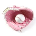 thumbnail image 1 of 10 .5 Left Hand Glove Sports Infielder's Gloves for Kids Child Baseball Girl Soft ball Girls Batting Pink, 1 of 8