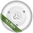 thumbnail image 1 of Gemroom 10.5" Microwave Glass Turntable Compatible with Hamilton Beach P90D23AL-R1, GE WB48X26755, 10 1/2 inch Replacement Microwave Glass Plate for Whirlpool WPW10551236, 1 of 8