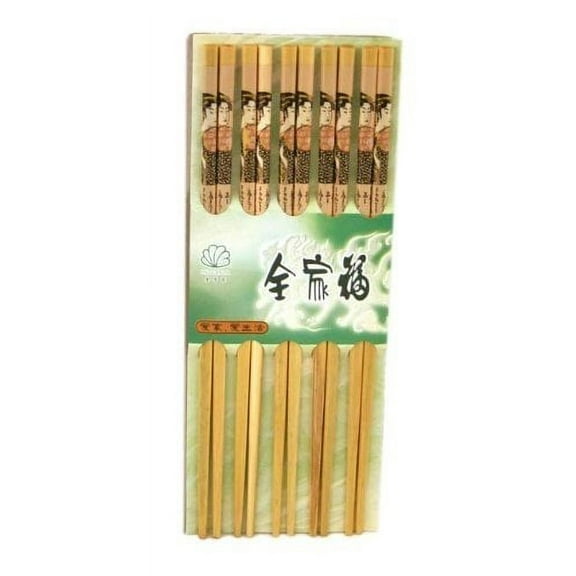 10 (5 Pairs) Chopsticks w. Japanese Geisha Painting CHOP033-5