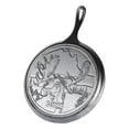 thumbnail image 1 of 10.5 in. Wildlife Series-Bull Moose Cast Iron Griddle, Black, 1 of 1