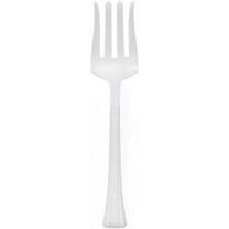10 .5 inches White Salad Plastic Serving Fork – Durable Disposable Utensil for Buffet, Salads, Catering, Parties, Events, BBQs & Food Service (3)