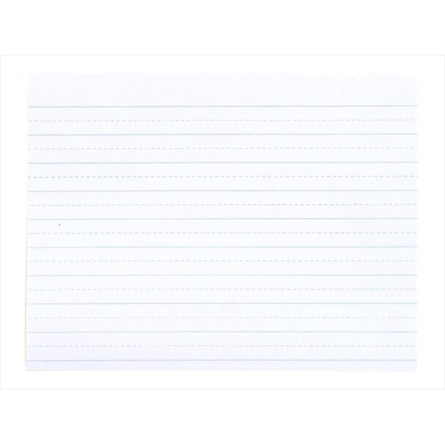 10.5 x 8 In. Sulphite Long Way Ruled Paper Without Margin, Bright White ...