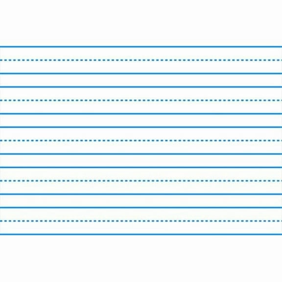 10.5 x 8 In. Sulphite Long Way Skip-A-Line Writing Paper, White, Pack - 500