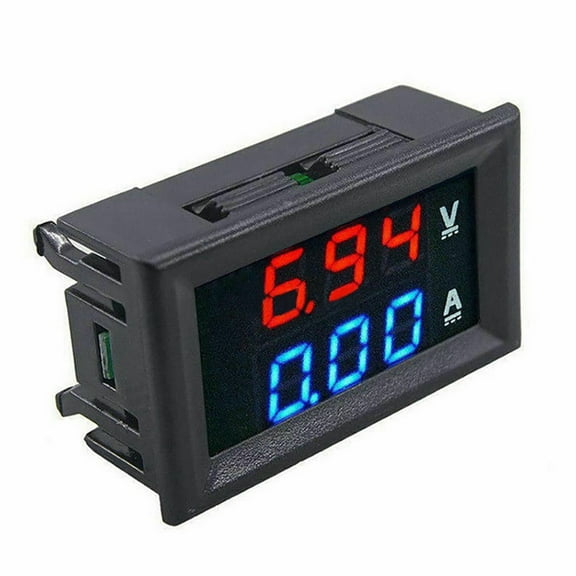 10/50/100A Voltmeter Ammeter Led Dual Digital Volt Amp Meter Test Tester Gauge 50A YIWEI