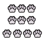 10/50 Pcs Dog Paws Iron On Patches Applique Patches Paws Repair Patches Embroidered Patches for Bag Decoration