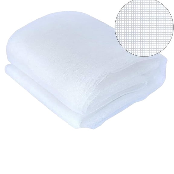 10*50FT Ultra Fine Garden Mesh Netting Pest Barrier,Plant Covers for Outdoor Patio Greenhouse Crops Vegetables Fruit Flower Garden Protection,Row Covers Fabric Screen Insect Bug Bird Netting