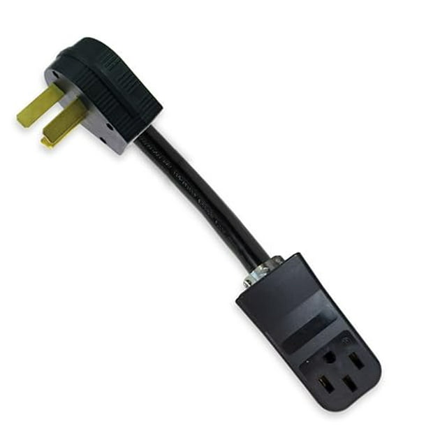 1050P Male 3PIN Plug to 1450R 4PIN Female Receptacle Stove Range