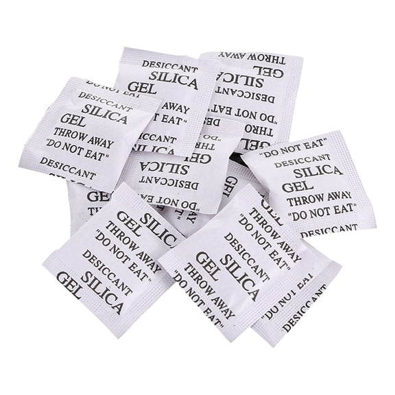 10-50PCS 2 Gram Silica Gel Packets, Desiccant Packs for Moisture Protection - Anti Humidity Dry Packets for Electronics, Jewelry, Camera, Clothes, Books, Tools & Precision Instruments