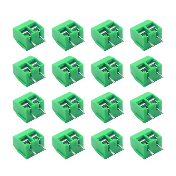 10/50PCS PCB Terminal Block Connector Pitch 5.0mm KF301 Straight Pin 2P 3P Screw PCB Terminal Blocks Connector Assortment Kit
