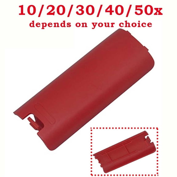 10-50Pcs Battery Cover Shell Case Clip Replacement For Wii Remote Controller USA