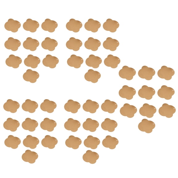 10/50Pcs Clasp Closure Design Heart Clasp Envelope Set, 4x6 Inch Brown Brown Paper String Business Cardboard Envelopes