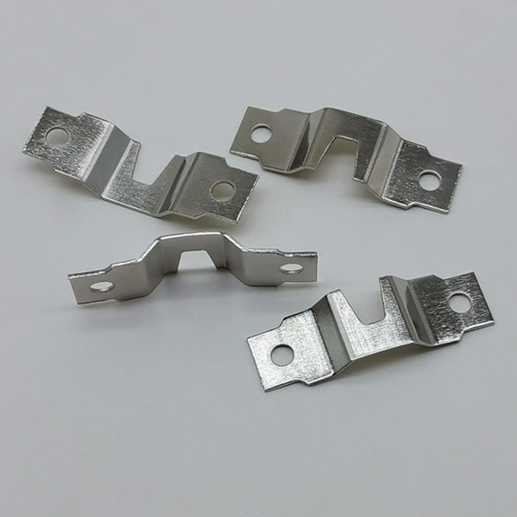 10/50Pcs Photo Frame Hardware Hook Silver Horizontal Straight Strip Hanger