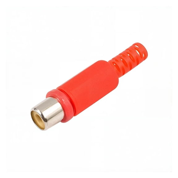 10/50Pcs Welding  Plug RCA Male Plug Female Socket RCA Connector with Plastic Shell Terminal for AV Audio Video Speaker