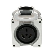 HIITIO NEMA 10-50R 50A 125/250V Range Receptacle Outlet 3P3W ETL Listed