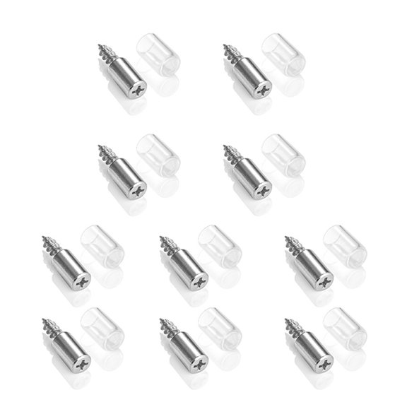 10/50pcs Tapping Screw Layer Plates Holder Wardrobes Septum Bracket Fixed Screw with NonSlip Sleeve Easily Install