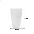 thumbnail image 1 of 10/50pcs Transparent Nursery Pots with Drainage Hole Seed Starting Pot Flower Plant Container Gardening Planting Nutrition Cups, 1 of 9