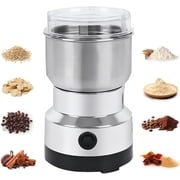 10.58 oz Grain Mill Grinder, 304 Stainless Steel Grain Mill High Speed Commercial Spice Grinder, Ultrafine Grain Household Flour Mill, Kitchen