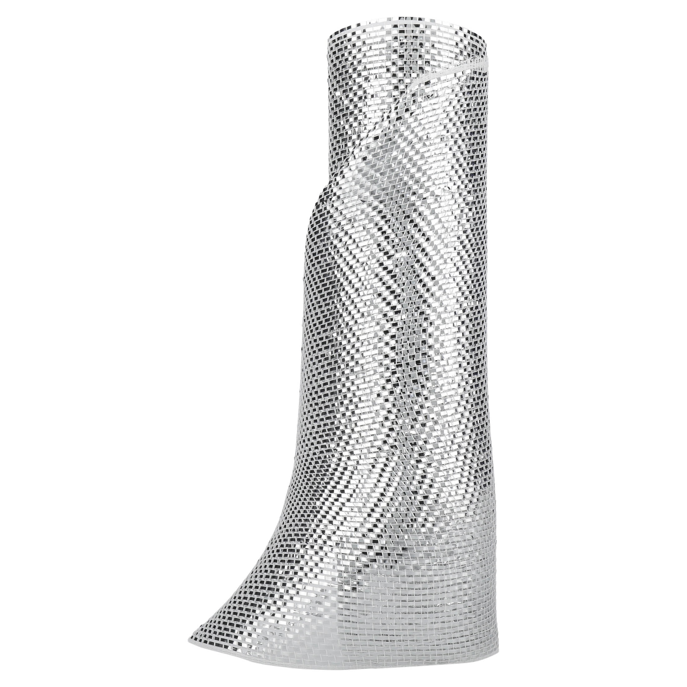 Silver Mesh Christmas Ribbon, 10.5" x 15', by Holiday Time