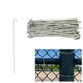 thumbnail image 1 of 10.5In Stainless Steel Chain Link Fence Tie Wraps - Multi - Purpose Chain Fence Hooks, Fixing Tools For Chain Link Fences - 100Pcs Pack, For Fence Installation, Outdoor Fencing, 1 of 5