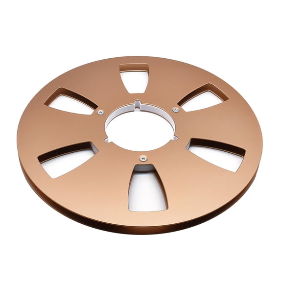 10.5Inch Aluminum Reel 6 Hole Open Tape Recording Disk Hub Lightweight Metal Studio Accessory