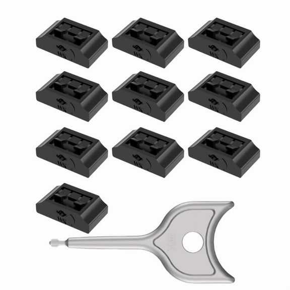 10/5Pack HDMI Port Blockers Key Lock Security with 1Key Data Guard for PC Laptop Notebook Dust Moisture Resistant