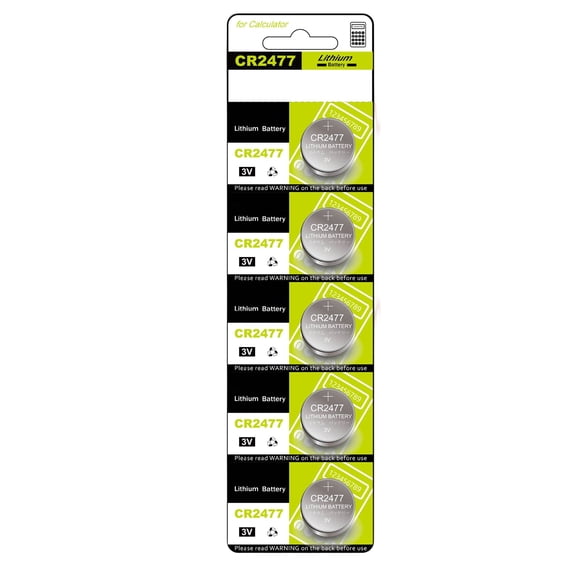 10/5Pcs CR2477 Button Cell Batteries High Performances 3V Power for Electronics Toy and Remote Controls Watches