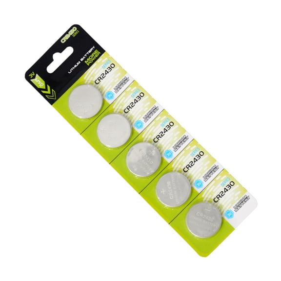 10/5Pieces CR2430 3V Lithium Coin Batteries CR2430 Button Batteries For Remotes And Small Devices High Capacity