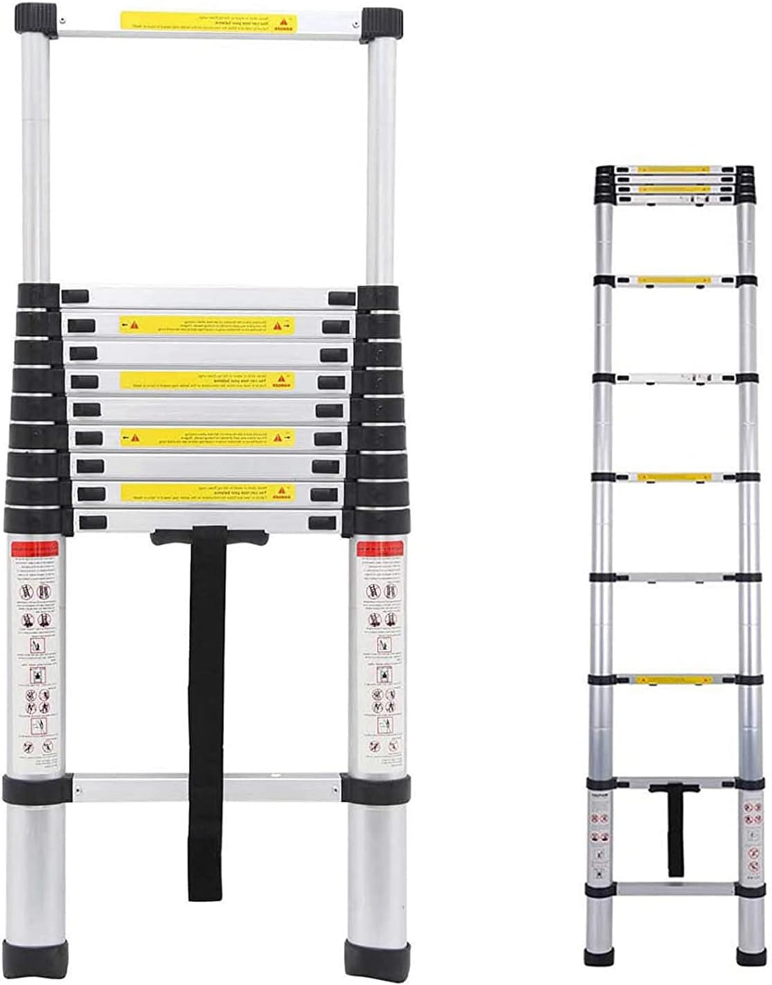 10.5ft ExtensionLadder Aluminum Telescoping Lightweight Portable