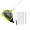thumbnail image 1 of WaterJingle Pool Leaf Rake Skimmer Net Deep Fine Mesh Bag Aluminum Pole 10.5ft, 1 of 6