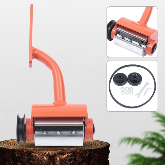 10*5in Wood Peeler, Debarking Device Tool for Debarking Logs, Wood Debarking Tool Orange, for Farms, Construction Works, Energy and Mining Industries