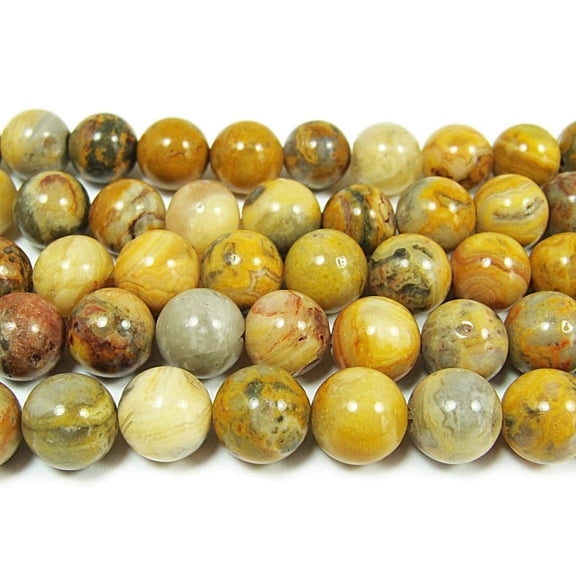 10.5mm Crazy Lace Agate Smooth Round Beads Genuine Gemstone Natural Jewelry Making