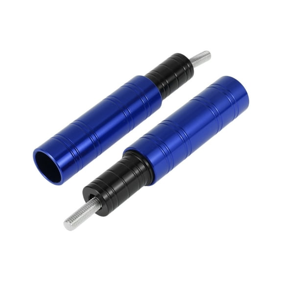 10.5mm Motorcycle Slider Frame Aluminum Alloy Wheel Fairing Protection Crash Pad Protector Guard 28mm 134mm Bolt Blue 2 Set