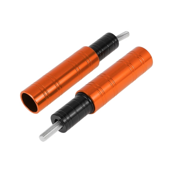 10.5mm Motorcycle Slider Frame Aluminum Alloy Wheel Fairing Protection Crash Pad Protector Guard 28mm 134mm Bolt Orange 2 Set