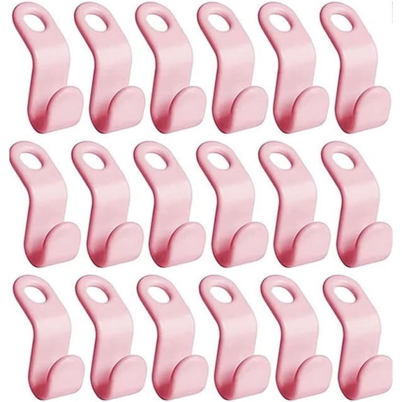 10/5pcs Multi-Function Clothes Hanger Connector Hooks Cascading Plastic Wardrobe Organzier Hook Clothes Hanger Linking Hooks ( Color : Blue , Size : 10pcs )