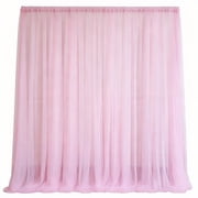 10.5x10ft Sheer Tulle Backdrop Curtain, Decorative Background Curtain for Wedding, Birthday and Photography