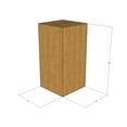 thumbnail image 1 of 5x5x10 Kraft Brown Corrugated Shipping Boxes, 32 ECT Single-Wall, Qty 10, 1 of 3