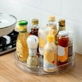 thumbnail image 1 of 10.6" 1.6" Lazy Susan Organizer, Non-Skid Rotating Turntable Spice Rack for Cabinet, Fridge, Kitchen, Pantry Organizers and Storage, Dining Table, Countertop 1PC*Large Lazy Susans, 1 of 5