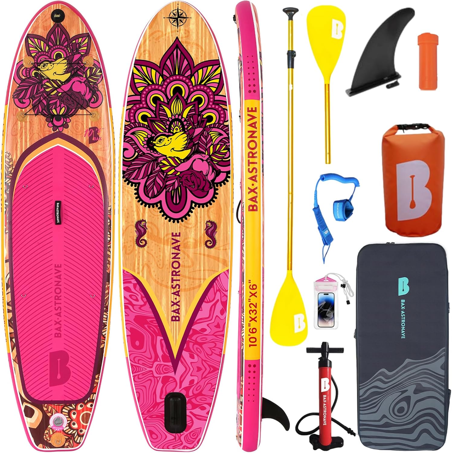 10'6''/11'x30''/32''x6'' Inflatable Stand Up Paddle Board Stable SUP