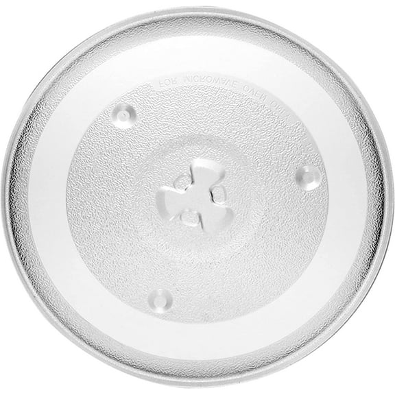 10.6"/27cm Microwave Glass Plate Replacement, Small Microwave Glass Turntable Plate - Check your bushing coupler