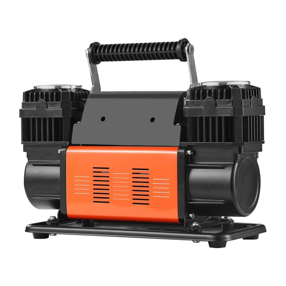 10.6 CFM Heavy Duty Air Compressor,30s Fast Inflation | Dual-Cylinder Portable Tire Inflator,12V 150PSI Offroad Air Pump with Adapters for Trucks Car SUV 4x4 Vehicle RV