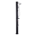 thumbnail image 1 of 10.6 Gal Solar Heated Shower, 6.7ft Showerhead Height Outdoor Shower, with Handheld & Foot Faucet, Hot & Cold Water Adjustment, Freestanding for Backyard Poolside Beach Pool, Black, 1 of 6