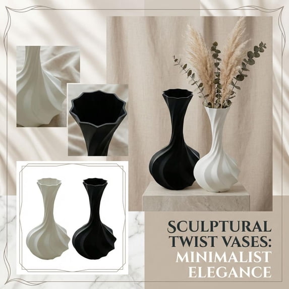 10.6 Inch Minimalist Ceramic Vase, Sleek Matte White Decorative Flower Vase With Smooth Curved Shape, Ideal For Displaying Dried Flowers, Pampas Grass And Fresh Blooms For Home