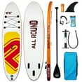thumbnail image 1 of 10'6" Inflatable Stand Up Paddle Board, Inflatable Paddle Board with Premium Sup Paddle Board Accessories with Removable Fins, Non-Slip Deck Design, Safety Leash for Surfing,Paddling,Yoga, 1 of 7