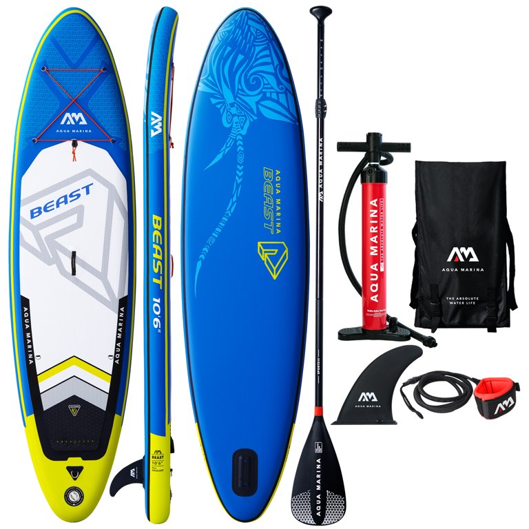 Backpack, Fin, Inflatable Leash Board Paddle 6\