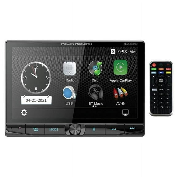 10.6 in. Floating Double DIN DVD Receiver with Apple Car Play & Android Auto