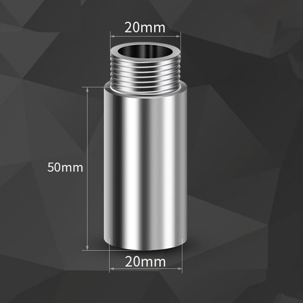 10-60Mm Shower Head Extension Pipe Stainless Steel Bathroom Shower ...