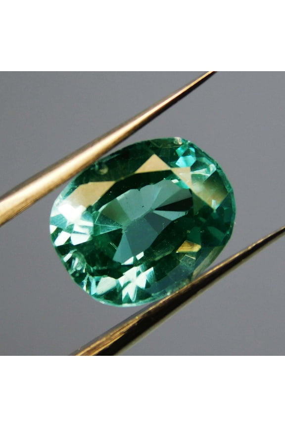 10.65 Ct Natural Teal Sapphire Oval Cut CERTIFIED Bluish Green Loose Gemstone